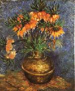 Vincent Van Gogh Imperial Crown Fritillaria in a Copper Vase Spain oil painting reproduction